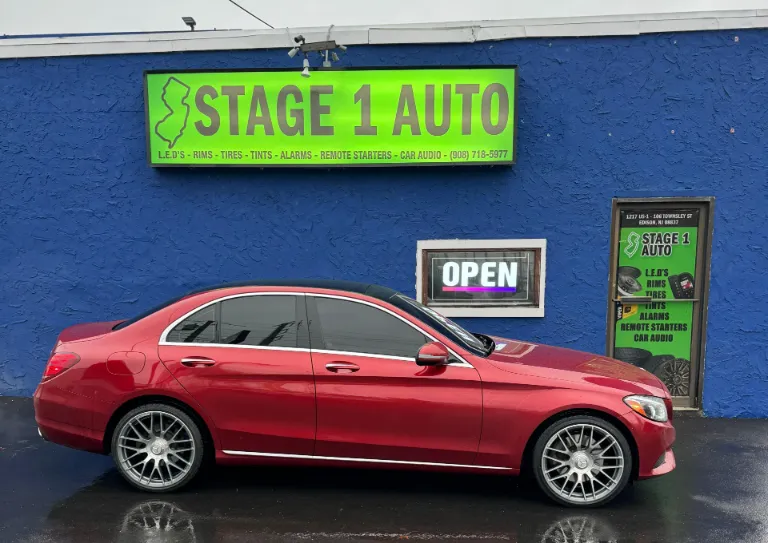 Mercedes wheel upgrade at Stage One Auto Edison NJ